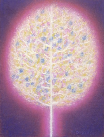 (oliepastel op doek) door Peter Davidson